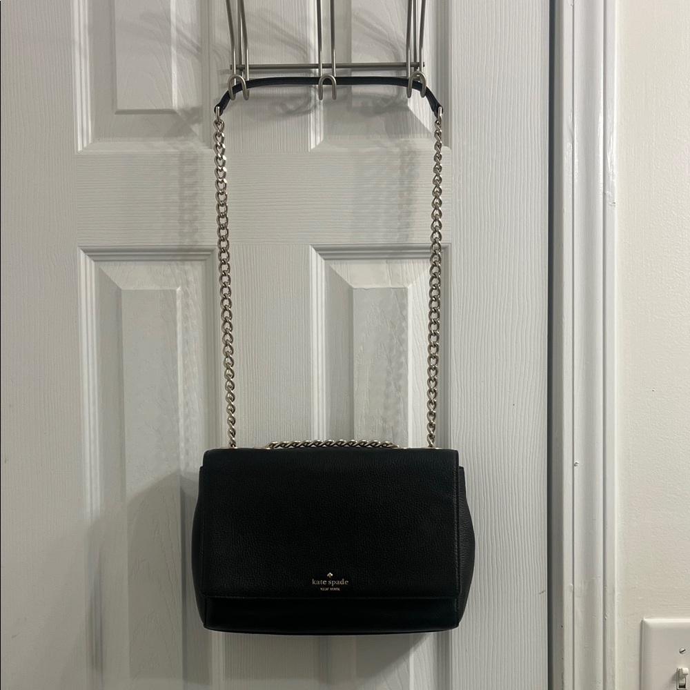 Kate Spade Black Shoulder Bag with Chain